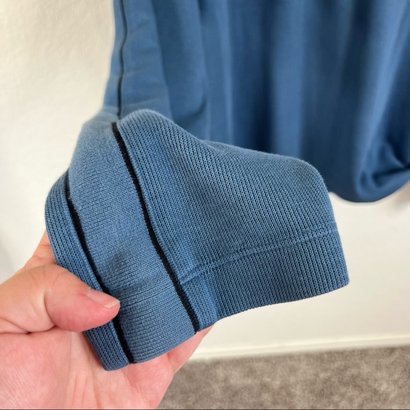 BOSS Hugo Boss Knit 1/4 Snap Contrast Pop Over Sweater - Picture 4 of 8